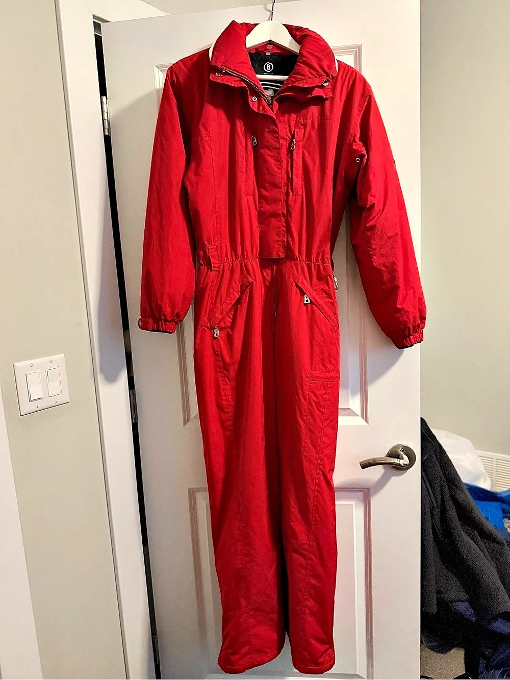 Bogner Red One-Piece Jumpsuit